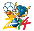 <span class='hidden-xs'>Coloriages de </span>Coupe du monde de football 2014 à colorier